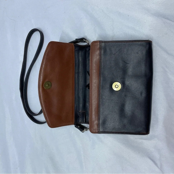 Pre-owned Derec Alexander Men Cross body Genuine Black Leather Bag - Picture 3 of 16